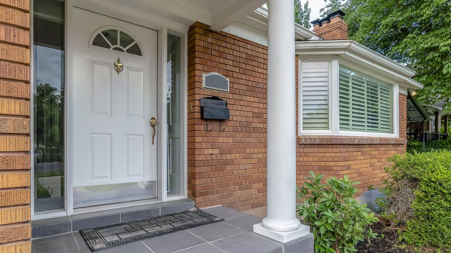 Windows and Door on house