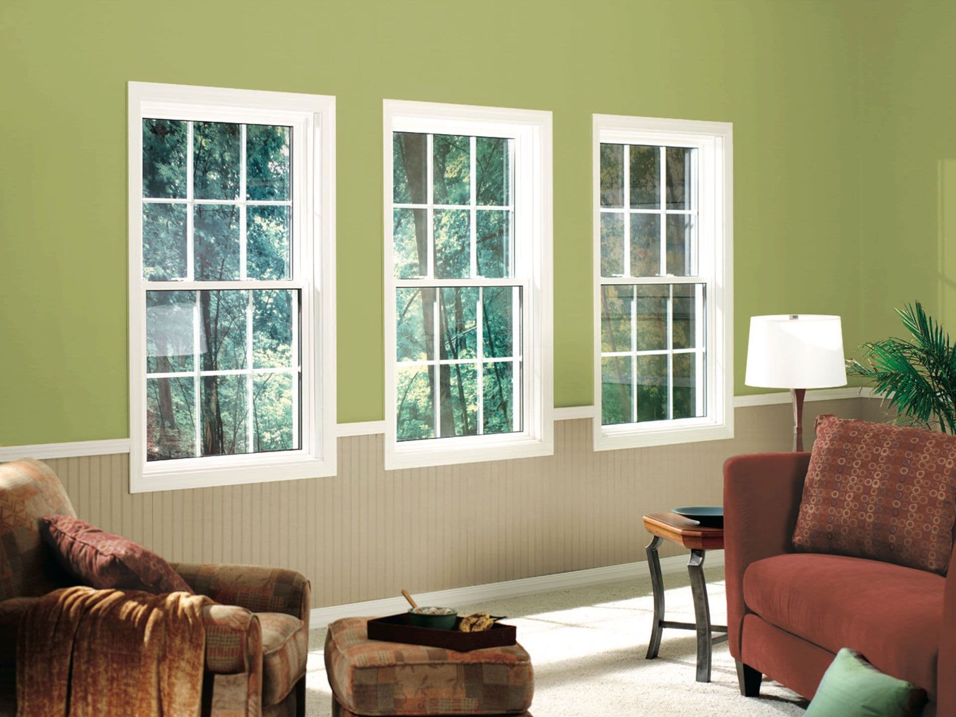 Sunrise double hung windows